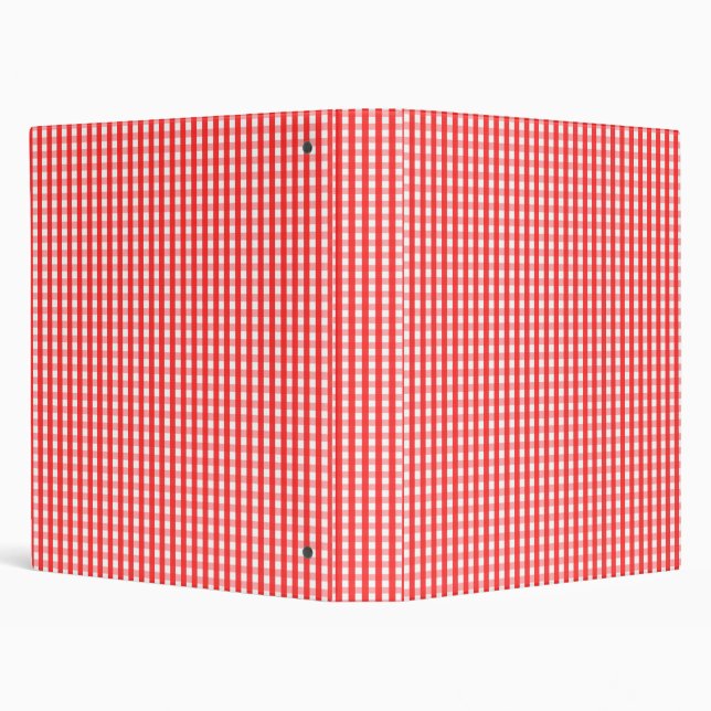 Classeur Red and White Gingham Pattern (Arrière-plan)