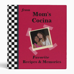 Classeur Red Grandmas Kitchen 1" Photo personnalisée Recett