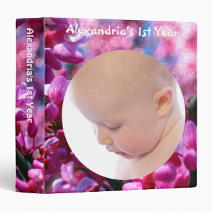 Classeur Redbud rose fleurit photo faite sur commande
