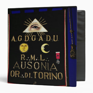 Classeur Régalia maçonnique, de l'ordre de Turin
