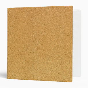 Classeur Regard Brown d'Ultrasuede de chameau