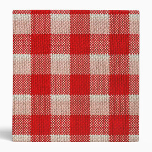 Classeur Regard Checkered de toile de jute de motif de