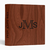 Regard du bois | rustique décoré d'un monogramme