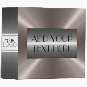 Classeur Regard métallique inoxydable de luxe en bronze en