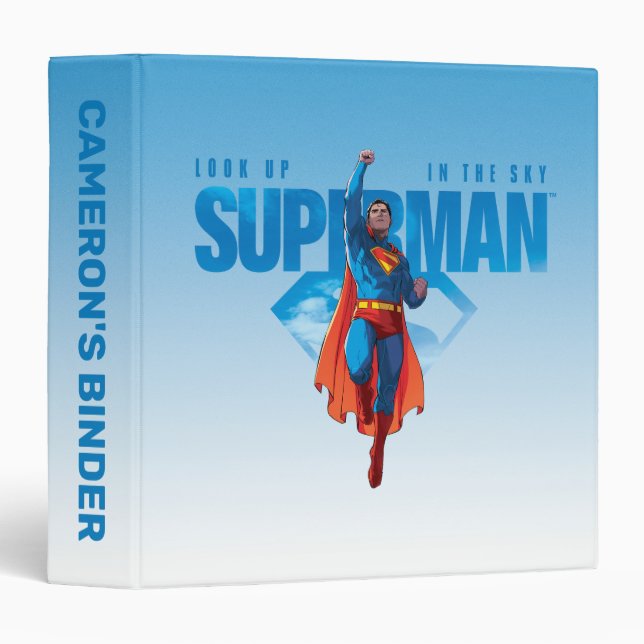 Classeur Regarde ça, Superman (Devant/Côté)
