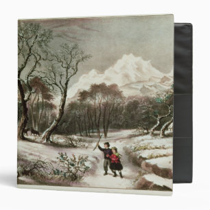 Classeur Régions boisées en hiver