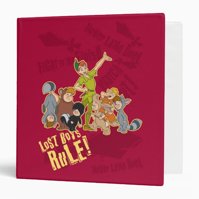 Classeur Règle des garçons perdus (Devant/Intérieur)