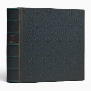Classeur Relieur 3 anneaux pour vieux livre personnalisé
