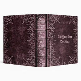 Classeur Relieur 3 anneaux pour vieux livre personnalisé