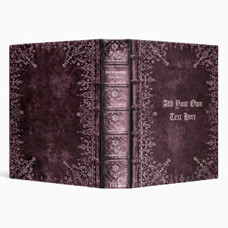 Classeur Relieur 3 anneaux pour vieux livre personnalisé