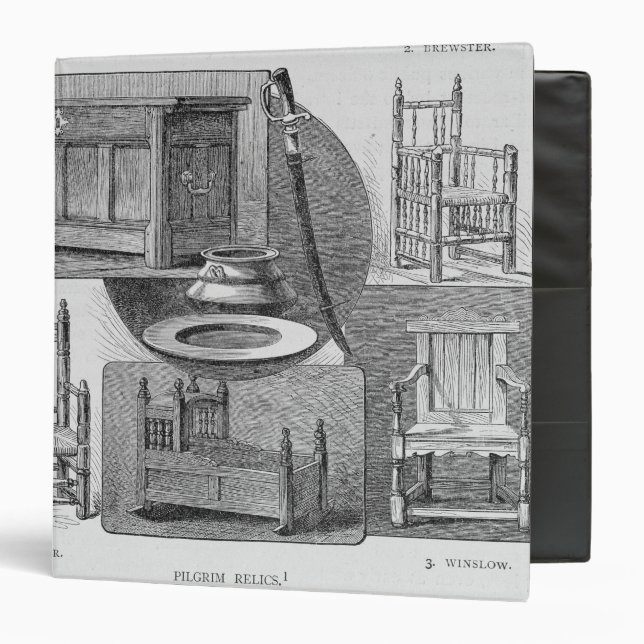 Classeur Reliques de pèlerin (Devant/Intérieur)