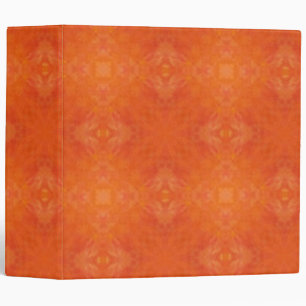 Classeur Reliure à anneaux orange du style 3 de batik