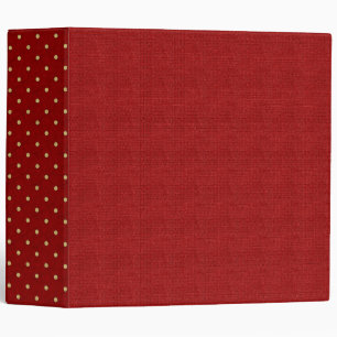 Classeur Reliure à anneaux rouge du regard 3 de toile