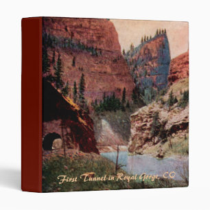 Classeur Reliure de chemin de fer vintage First Tunnel