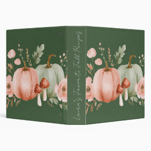 Classeur Reliure de recettes de citrouilles, champignons et