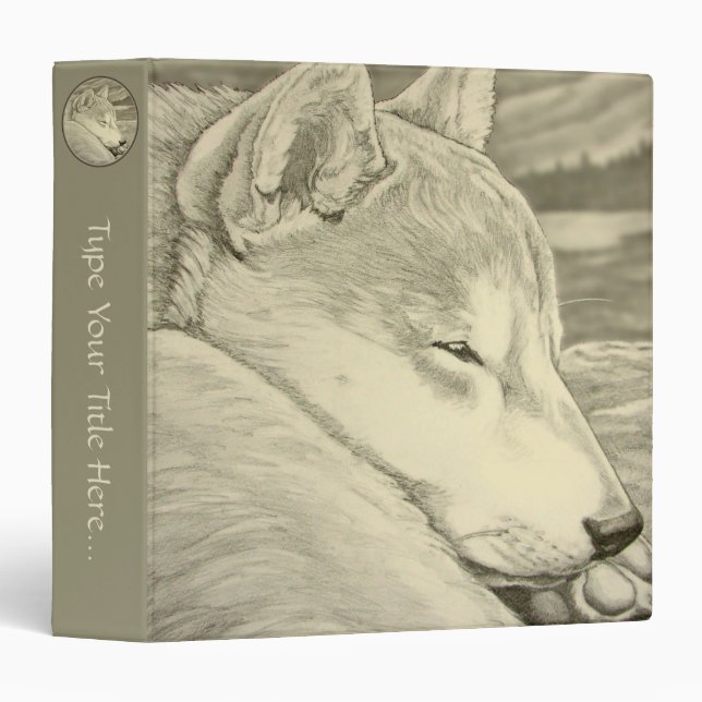 Classeur Reliure personnalisée pour chien Album photo pour  (Devant/Côté)