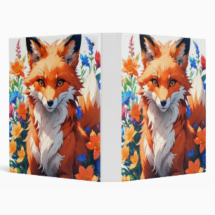 Classeur Renard à fleurs
