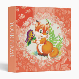 Classeur renard et papillon