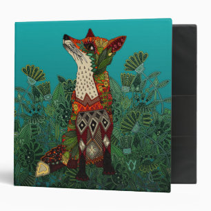 Classeur renard floral