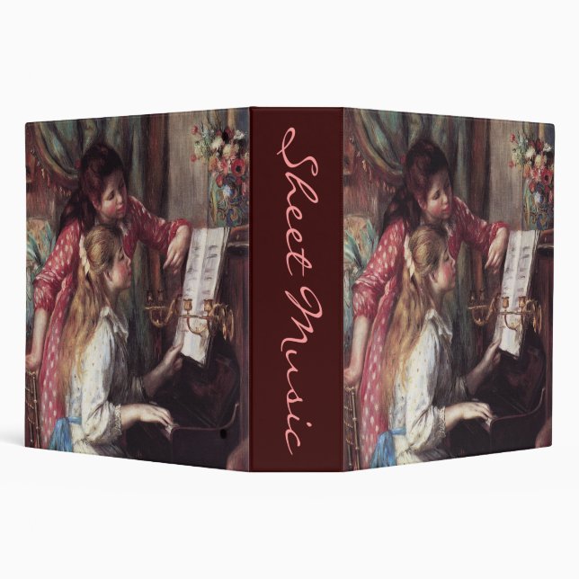 Classeur Renoir : Filles au piano (Arrière-plan)