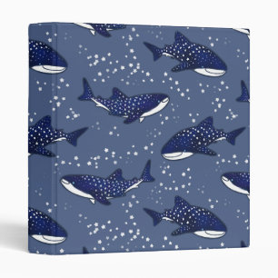 Classeur Requin de baleine étoilé (foncé)