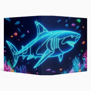 Classeur Requin néon coloré