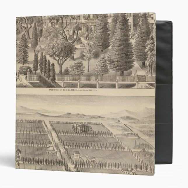 Classeur Résidence d'Alden, Harmon Tract (Devant/Intérieur)