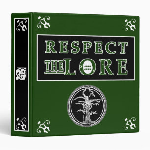 Classeur Respecter la lore