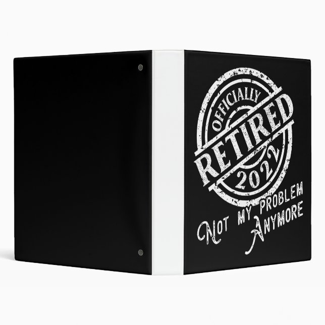 Classeur Retraite officielle 2022 Parti de retraite Retrait (Arrière-plan)