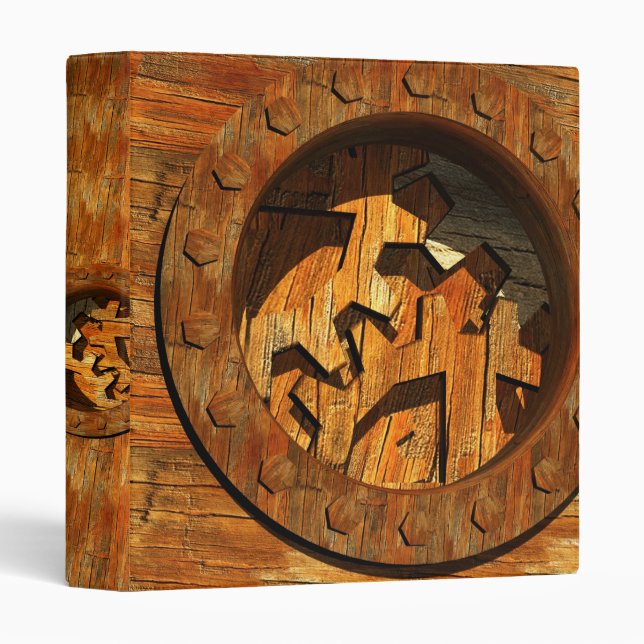 classeur rétro (Devant/Côté)