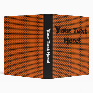 Classeur rétro brique à 8 bits, orange