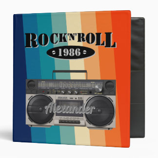 Classeur Retro classique boite à boum rock n roll musique v