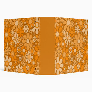 Classeur Retro Garden Floral joyeux 60s les années 70 Motif