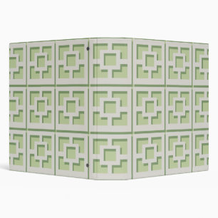 Classeur Retro Green Trellis