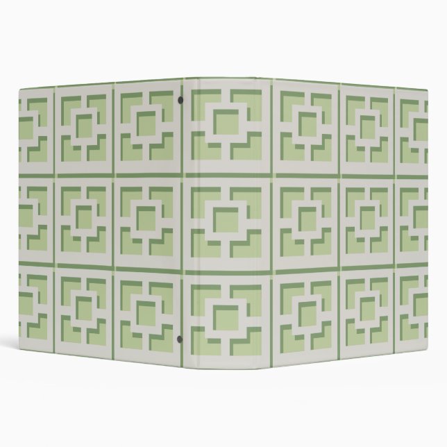 Classeur Retro Green Trellis (Arrière-plan)
