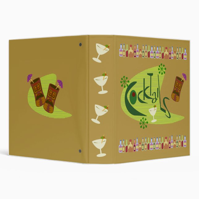 Classeur Rétro heure de cocktail (Arrière-plan)