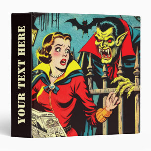 Classeur Retro Horror Vampire Comics