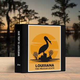 Classeur Retro Louisiana Affiche de voyage Scrapbook Album