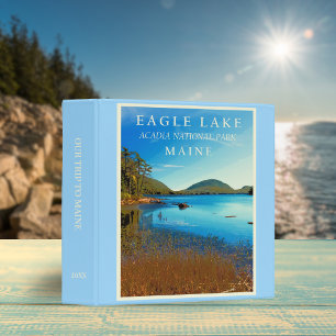 Classeur Retro Maine Eagle Lake Affiche de voyage Scrapbook
