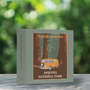 Classeur Retro Sequoia Nat'l Park Travel Poster Scrapbook