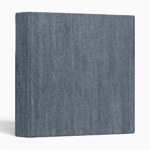 Classeur Rétro texture bleue de denim