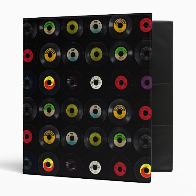 Classeur Rétros albums record de vinyle (Devant/intérieur)