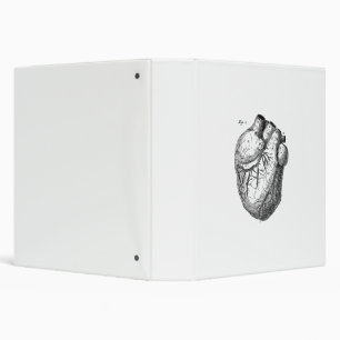 Classeur Rétros coeurs cardiaques d'anatomie de coeur