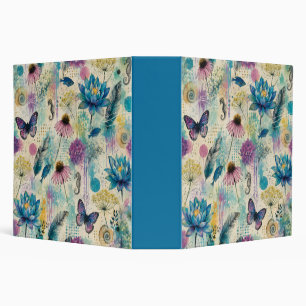 Classeur Rêve Aquatique Floral Vibrant