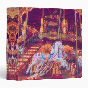 Classeur rêve d'enfance - vieux cheval carrousel