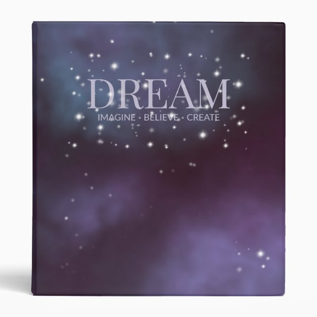 Classeur Rêve mystique Dusty Violet (Devant)