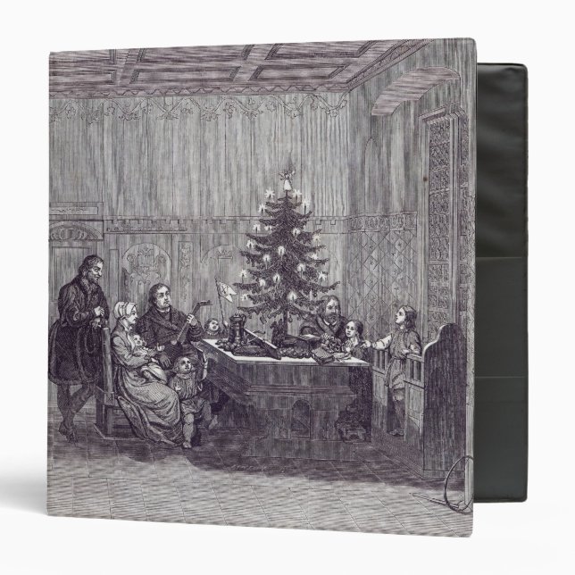 Classeur Réveillon de Noël en Allemagne (Devant/Intérieur)
