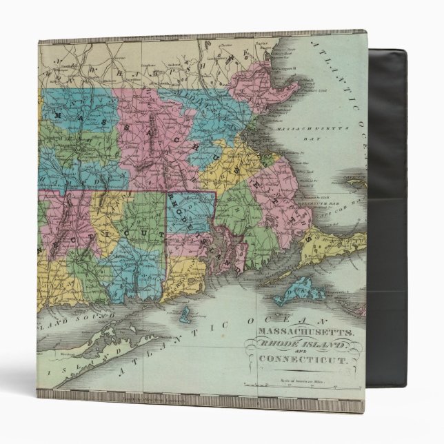 Classeur Rhode Island Et Connecticut (Devant/Intérieur)