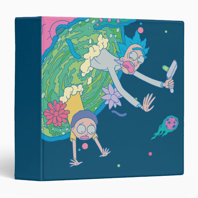 Classeur RICK ET MORTY™ | Décrochage du portail infecté (Devant/Côté)