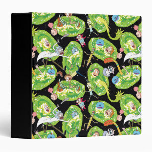 Classeur RICK ET MORTY™ Motif de portails en panne